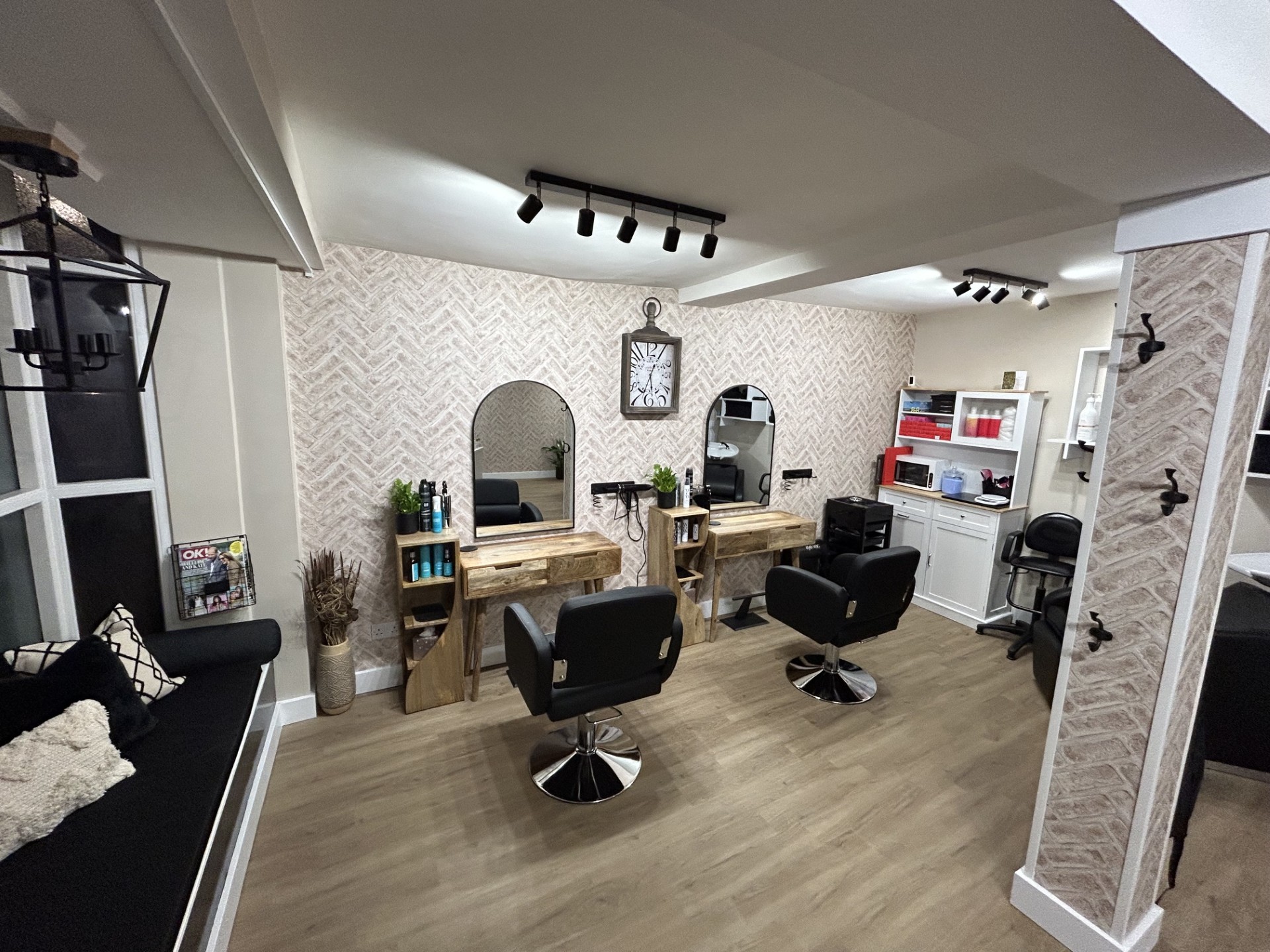 Inside Roots Hair Co. salon